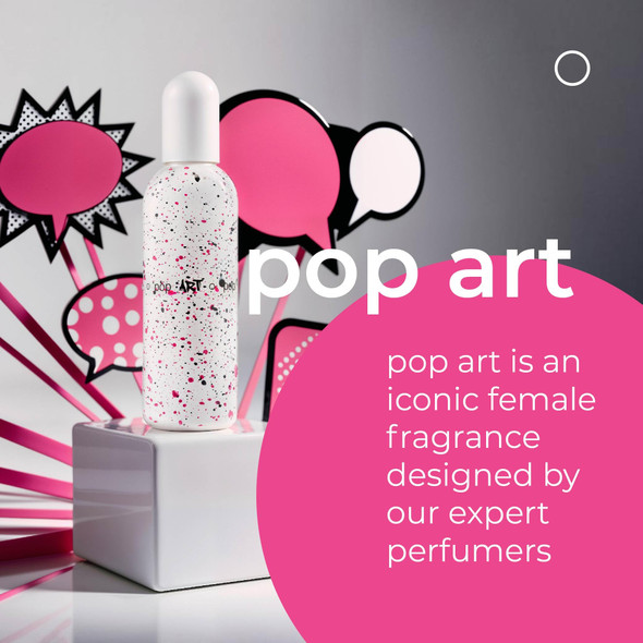 COLOUR ME Pop Art - Spray Perfume for Women - Praline & Vanilla 100ml