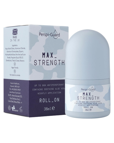 Perspi-Guard Max Strength Antiperspirant Roll On Deodorant Womens and Mens 30 ml (Pack of 1)