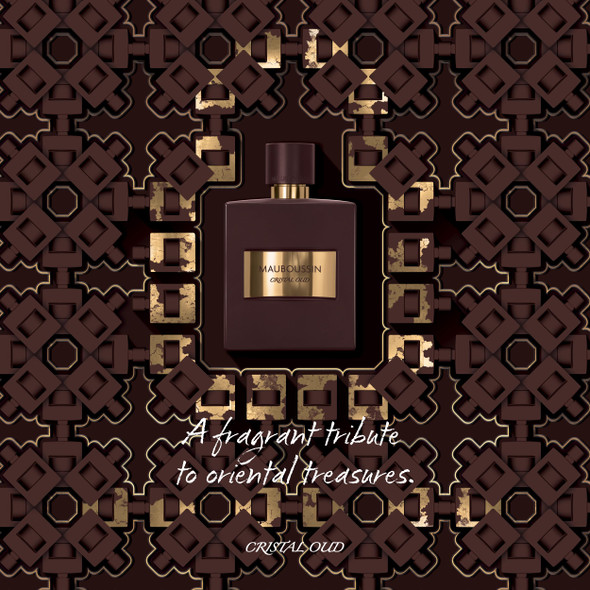 Mauboussin Pour Lui Cristal Oud 100ml (3.3 Fl Oz) Eau de Parfum for Men Oriental Scent