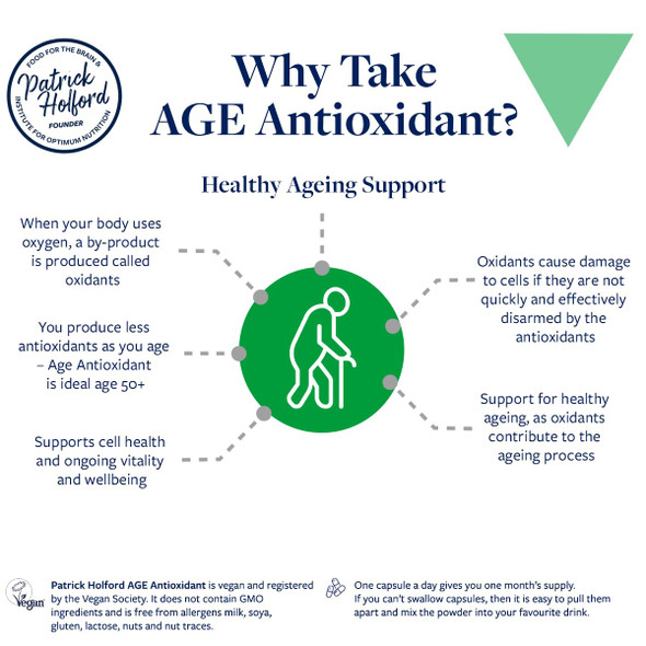 Patrick Holford Age Antioxidant 60 Capsules