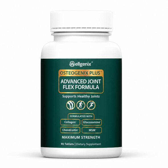 Osteogenix Plus Joint Support – Glucosamine Chondroitin MSM Collagen 90 Ct
