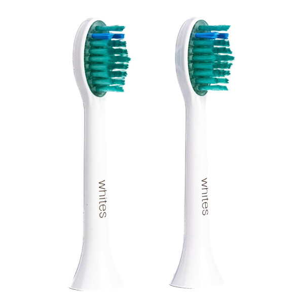 Whites Beaconsfield Replacement Toothbrush Heads - 2 Pack, Compatible with Whites Sonic LED Electric Toothbrush - Updated Design, Precision Clean, Easy to Replace, Long-Lasting Performance