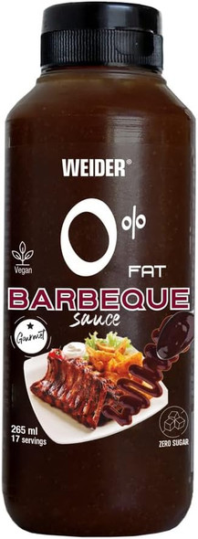 Weider Gourmet 0% Fat Barbeque Sauce (265 ml) 0% Fats, 0% Sugar