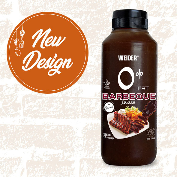 Weider Gourmet 0% Fat Barbeque Sauce (265 ml) 0% Fats, 0% Sugar