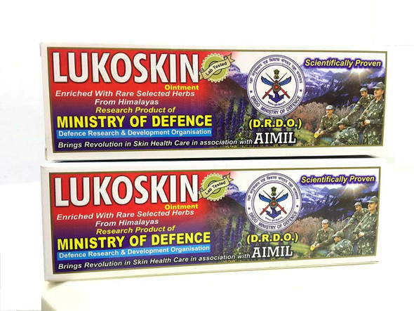 Aimil Lukoskin An Ayurvedic Proprietary Ointment To Restores Skin Health And Tinge Best Result In Vitiligo Or Leucoderma (Skin White Spots) Disorder 40G Pack