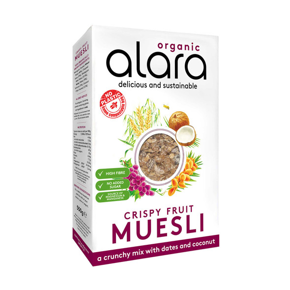 Alara Crispy Fruit Muesli 550g