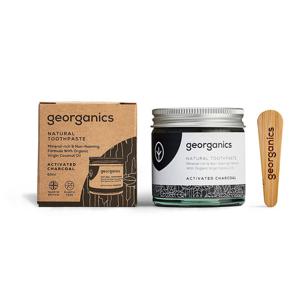 Georganics Coconut Toothpaste Charcoal 60 ML