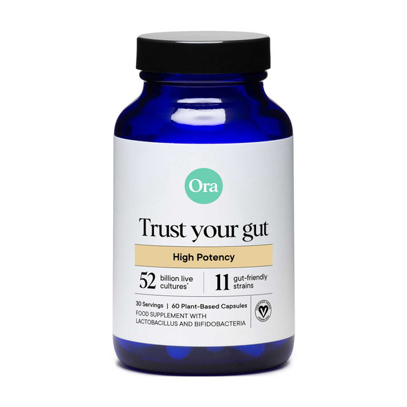 Ora Organic Trust your gut- High Potency Probiotic 60 caps