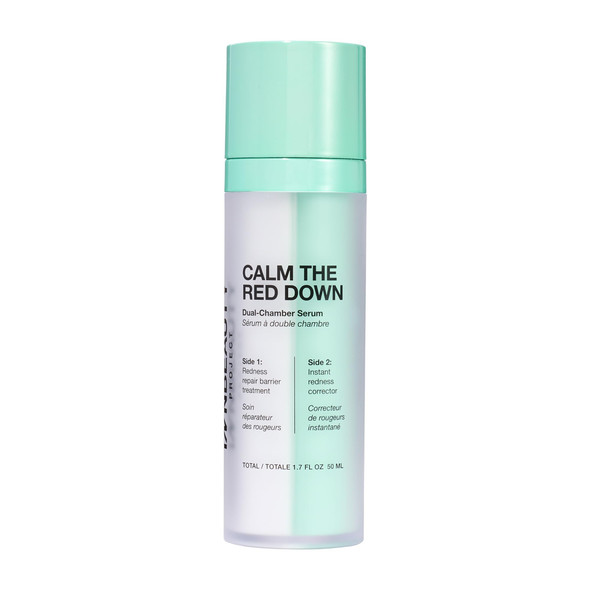Innbeauty Project Calm The Red Down Dual Chamber Serum For Redness Soothing & Skin Barrier Support 1.7 Oz (50Ml)