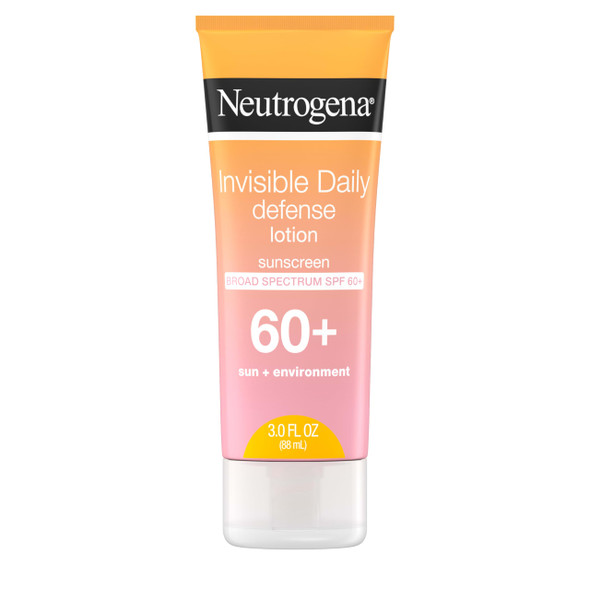 Neutrogena Invisible Daily Defense Sunscreen Lotion Spf 60+ 3.0 Fl Oz