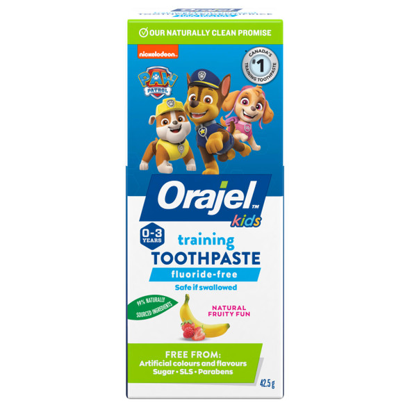 Orajel Naturals Paw Patrol Kids Toothpaste Fruity Flavor 1.5 Oz
