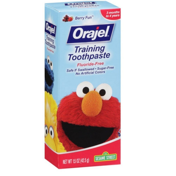 Orajel Toddler Training Toothpaste Berry Fun 1.50 Oz (Pack Of 6)