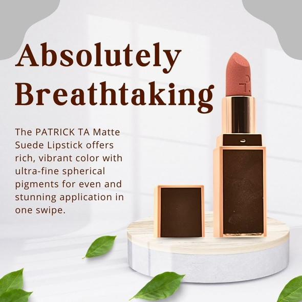 Patrick Ta Major Beauty Headlines Long Lasting Matte Suede Lipstick