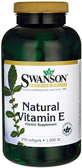 Swanson Natural Vitamin E 1000 Iu (671.10 Milligrams) 250 Sgels