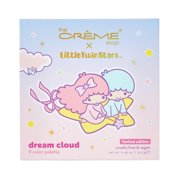 The Creme Shop X Sanrio Little Twin Stars Dream Cloud Eyeshadow Palette 9 Versatile Pigments Ethereal Mattes To Shimmers UltraRich Pigmentation Compact With (Set Of 1)