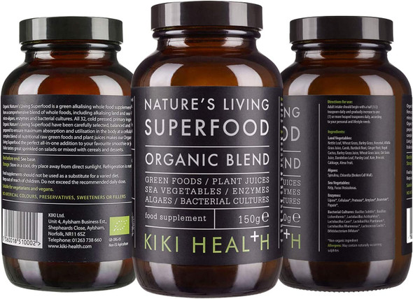 KIKI Health Organic Nature’s Living Superfood Powder, 150g