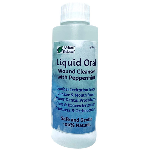 Urban Releaf Liquid Oral Wound Cleanser With Peppermint