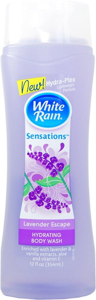 White Rain Sensations Lavender Escape Hydrating Body Wash 12 Oz
