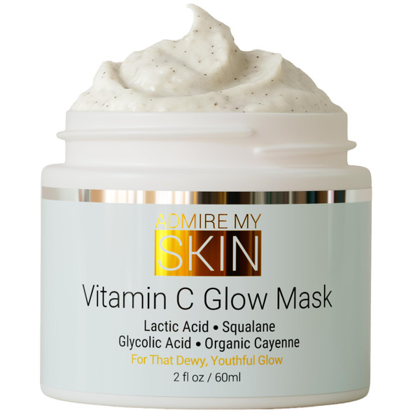 Admire My Skin Vitamin C Glow Mask Brightening Face Mask 2Oz