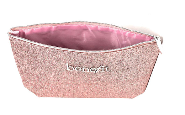 Benefit Makeup Bag Shimmery Pink