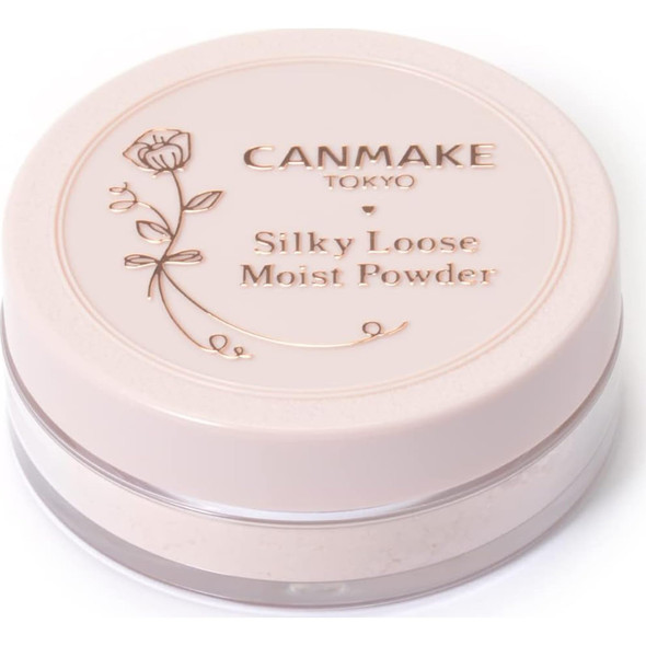 Canmake Silky Loose Moist Powder (6.0 G) (01 Silky Beige) 0.21 Oz