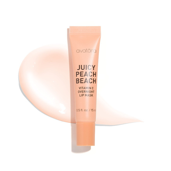 Avatara Peach Beach Lip Jelly Hydrating Rejuvenating Soothing Lip Treatment For Dry Skin