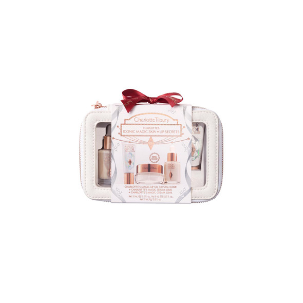 Charlotte Tilbury Iconic Magic Skin & Lips Secrets Hydrating Skincare Set Moisturizer & Lip Mask