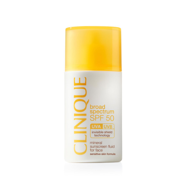 Clinique Spf 50 Mineral Sunscreen Fluid For Face Zinc Oxide Sunscreen Safe For Sensitive Skin 1 Fl Oz