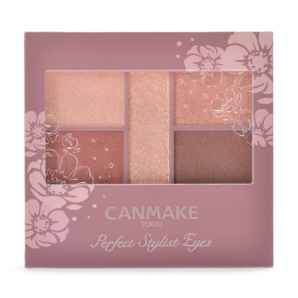 Canmake Perfect Stylist Eyes 5Color Eyeshadow Palette (3.0 G) (19 Urban Copper) 0.10 Oz