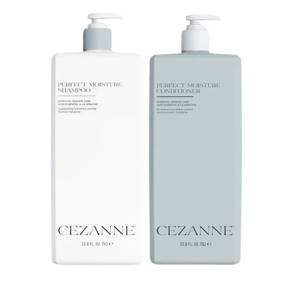 Cezanne Perfect Moisture Shampoo & Conditioner Liters Set 33.8Oz Each