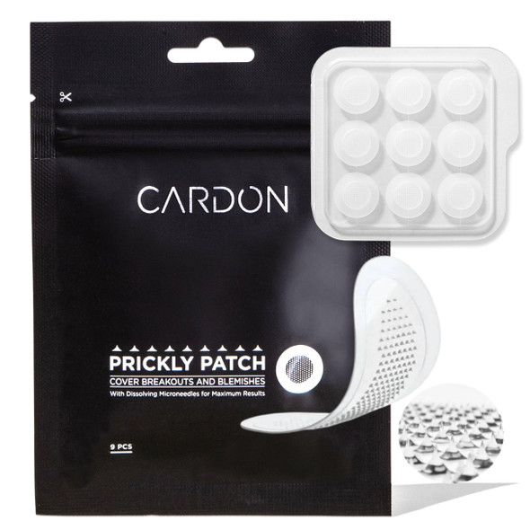 Cardon Microneedle Patches Microdart Acne Patch With Salicylic Acid Niacinamide & Hyaluronic Acid Korean Pimple Patches To Treat Zits Blackheads Blemishes Razor Bumps Ingrown Hair (9 Count)
