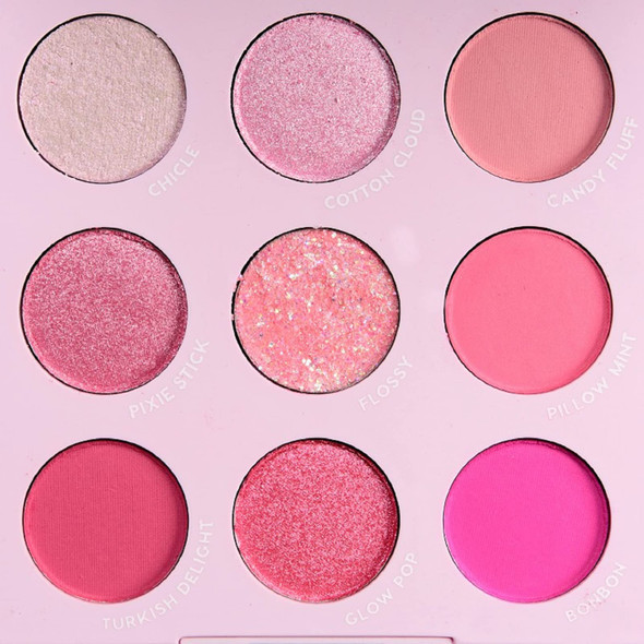 Colourpop Cloud Spun Eyeshadow Palette Matte Metallic Sparkle Pressed Glitter Powder SuperPigmented