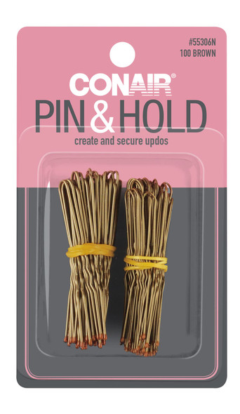 Conair 55306N Bronze Hair Pins 100 Count