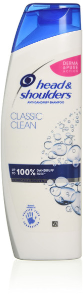 Head & Shoulders Classic Clean Dandruff Shampoo, Pack of 6 ( 6 x 250 ml), Clinically Proven Deep Clean, UK #1 Shampoo