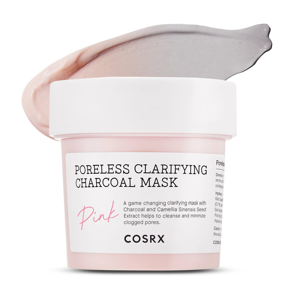 Cosrx Pink Pore Clarifying Charcoal Clay Mask For Blackheads 3.8 Fl Oz