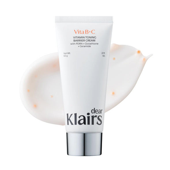 Dearklairs Vitamin Toning Barrier Cream Skin Barrier Repair Lightweight Niacinamide Korean Hydrating Face Moisturizer Skincare For Sensitive Skin 2.11 Oz