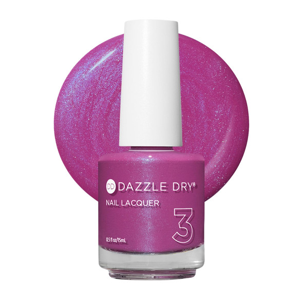 Dazzle Dry Nail Lacquer Step 3 aaSa Mulberry (0.5 Fl Oz)
