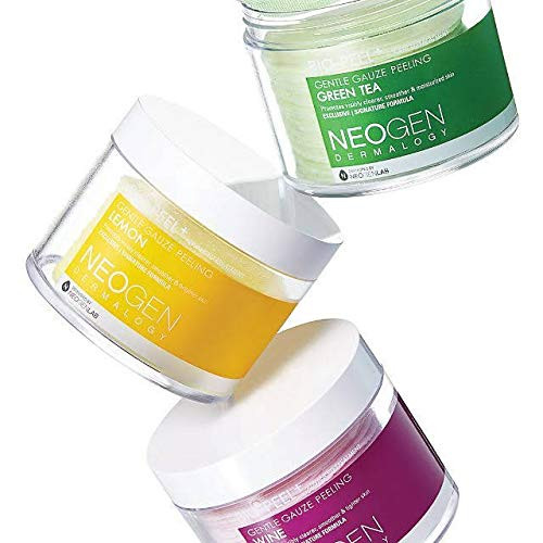 Dermalogy By Neogenlab BioPeel Gauze Peeling Pads Lemon Wine And Green Tea 30 Counts