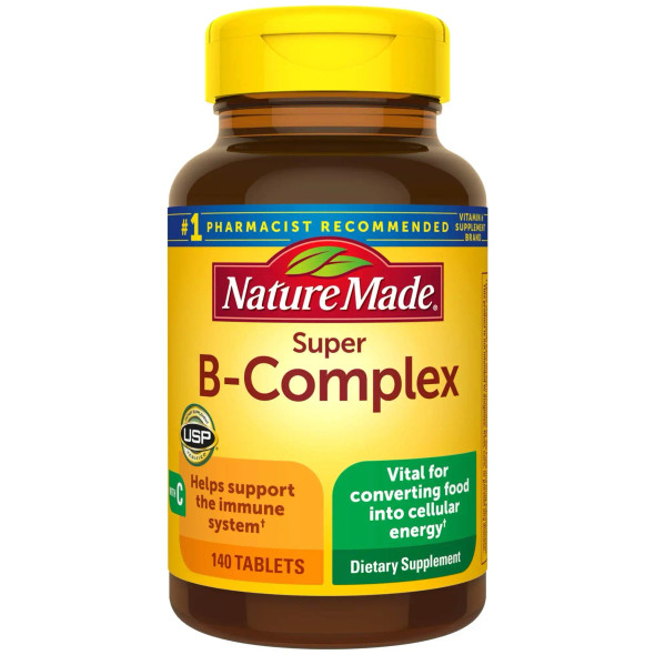 Nature Made Super B-Complex, Tablets 140 ea