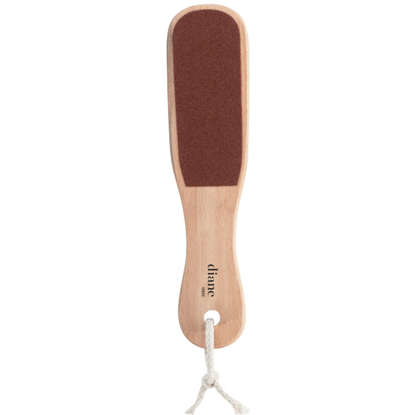 Diane 2Sided Foot File Callus Remover For Feet Wooden Handle Pedicure Tool Foot Scrubber & Heel Scraper For Dead Skin Dry Cracked Feet & Smoothing Heels Wet Or Dry Use 10 X 2 3/8 100/80 Grit