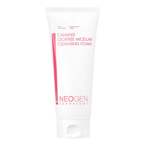Dermalogy By Neogenlab Neogen Calming Cica Tree Micellar Cleansing Foam Hydrating Creamy Foam Cleanser For Sensitive Skin Clean Beauty Korean Skin Care 6.76 Fl Oz 200Ml