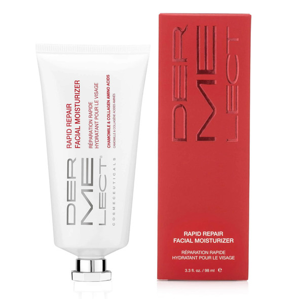 Dermelect Rapid Repair Facial Moisturizer Dry Sensitive Skin 3.3 Oz
