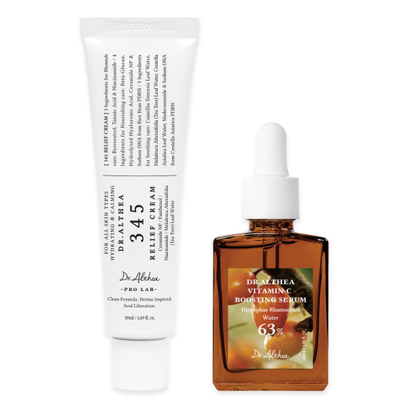 Dr.Althea Post Acne Care Set (Boosting) Soothing Recovery & Helps Remover Dark Spots Korean Vegan Skin Care For All Skin Types