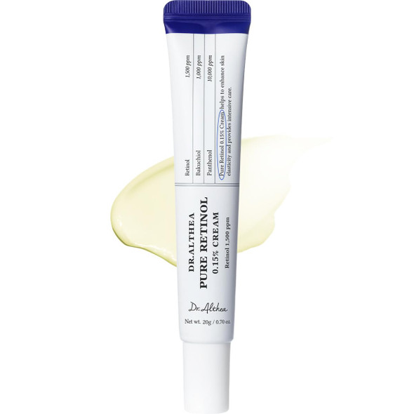 Dr.Althea Pure Retinol 0.15% Cream Korean Vegan Skin Care 0.70 Fl Oz