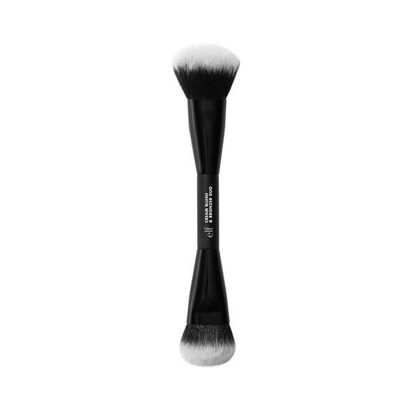 E.L.F. Cream Blush & Bronzer Duo Brush Blending & Layering Brush