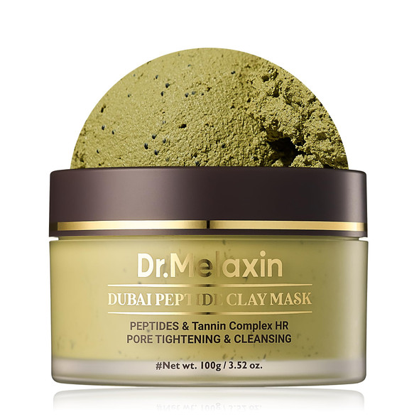 Dr.Melaxin Dubai Peptide Clay Mask MoistureRich Whipped Clay Texture Contains Charcoal For Pore & Skin Texture Care Korean Skin Care