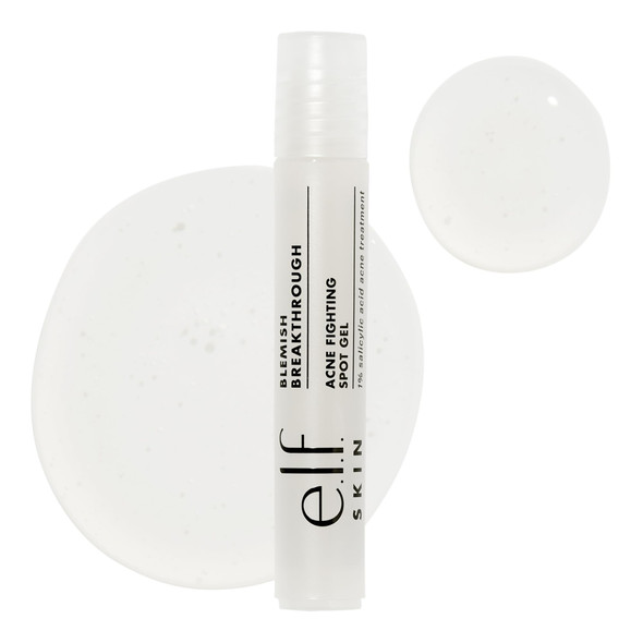 E.L.F. Skin Blemish Breakthrough Blemish Fighting Spot Gel RollOn Blemish Spot Gel For Targeting & Treating Blemishes Infused With Salicylic Acid