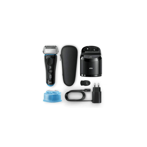 Braun Series 8 8365cc Wet&Dry Electric Shaver, Cleaning and Charging Station, Fabric Case, with Precision Trimmer