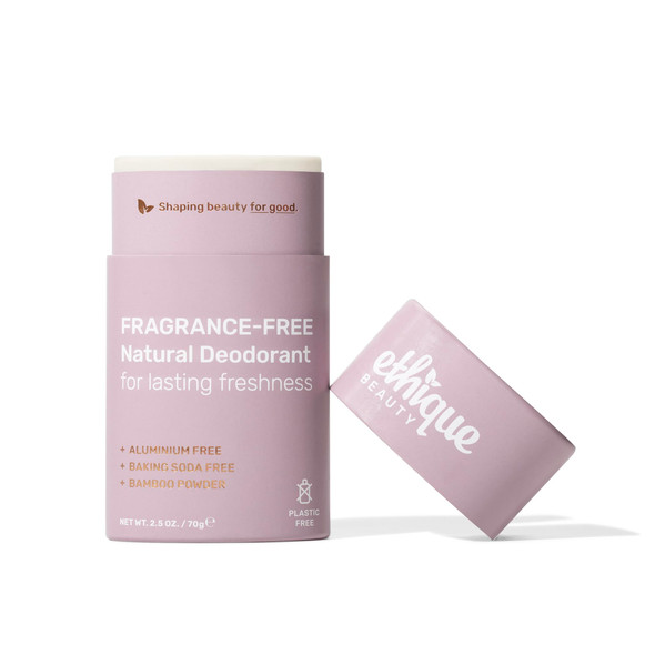 Ethique Beauty Minimalist Unscented Deodorant Stick 2.47 Oz