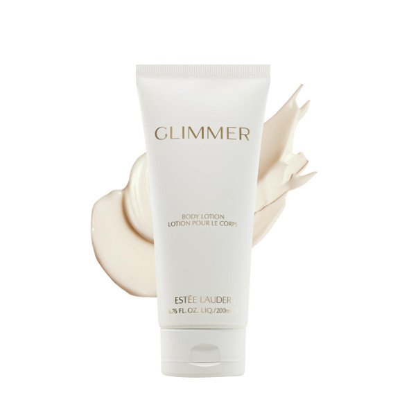 EsteE Lauder Glimmer Perfumed Body Lotion With Notes Of Macaron Rose Accord Amber Embrace Accord & Shimmering Patchouli 6.7 Fl Oz